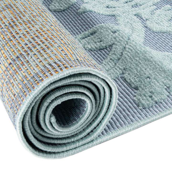 3' 3 x 3' 3 Easy-Clean Aruba Indoor / Outdoor Round Rug