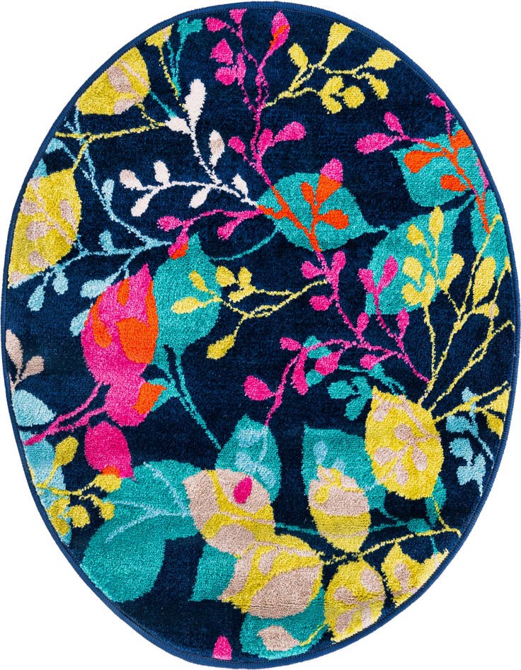 Detail image of 3' x 3' Azalea Round Rug