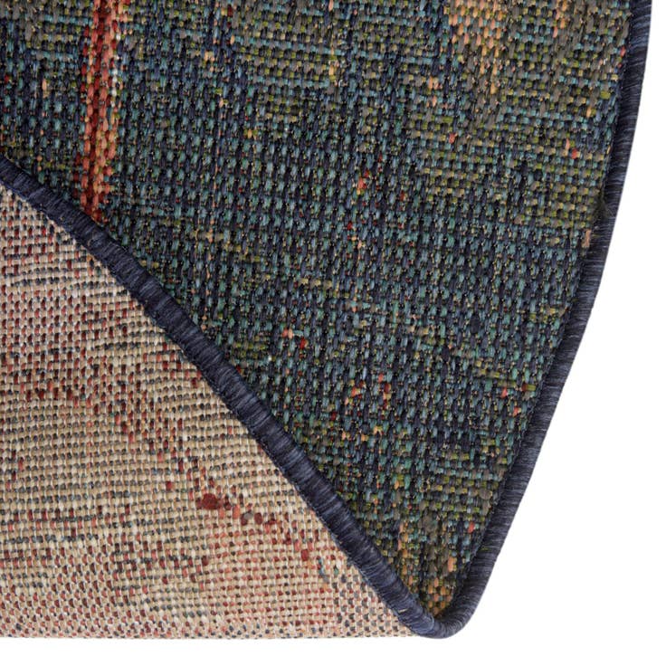 Detail image of 5' 3 x 5' 3 Easy-Clean Baja Indoor / Outdoor Round Rug
