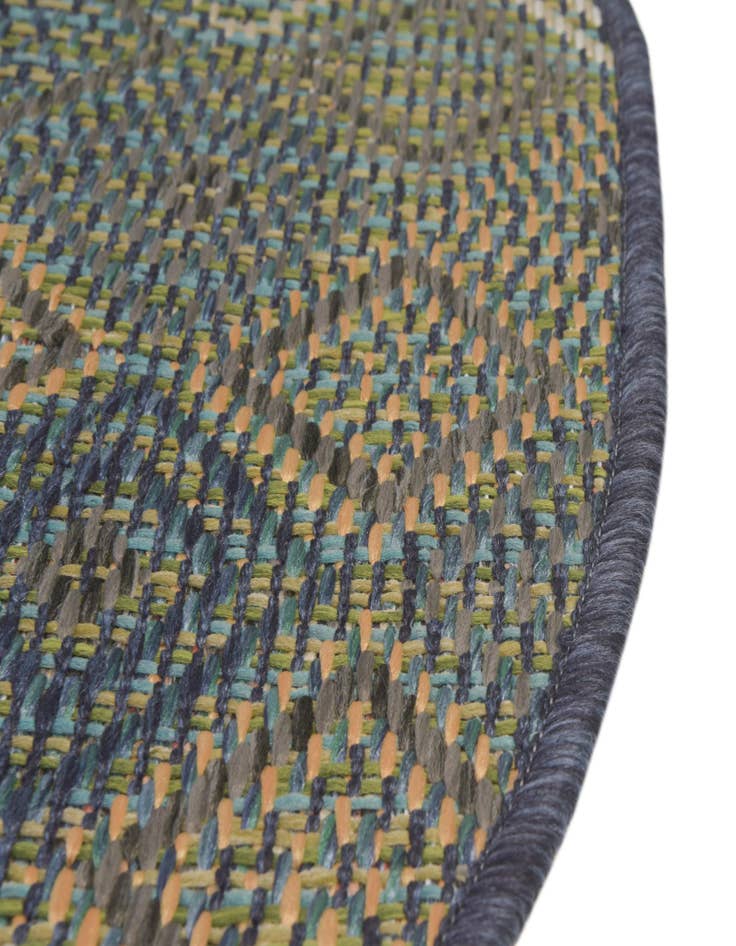 Detail image of 5' 3 x 5' 3 Easy-Clean Baja Indoor / Outdoor Round Rug
