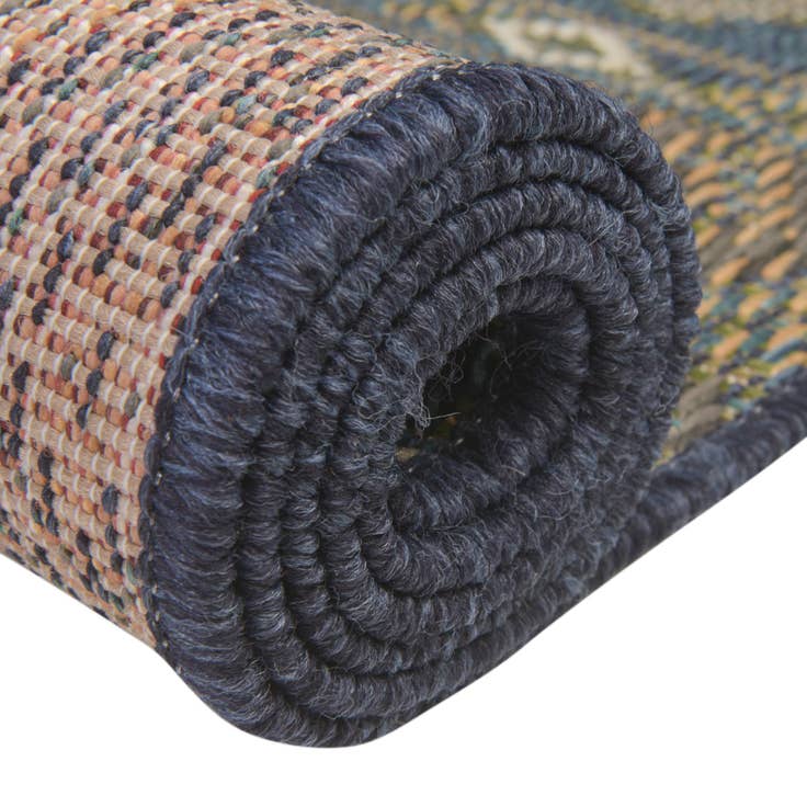 Detail image of 3' 3 x 3' 3 Easy-Clean Baja Indoor / Outdoor Round Rug