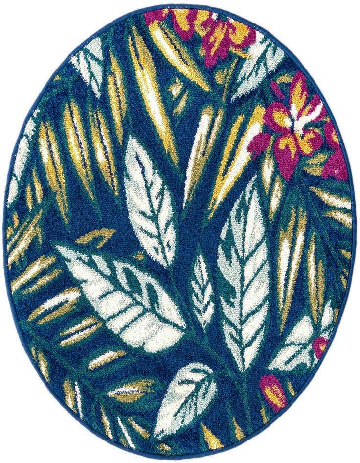 Detail image of 3' 3 x 3' 3 Bloom Round Rug