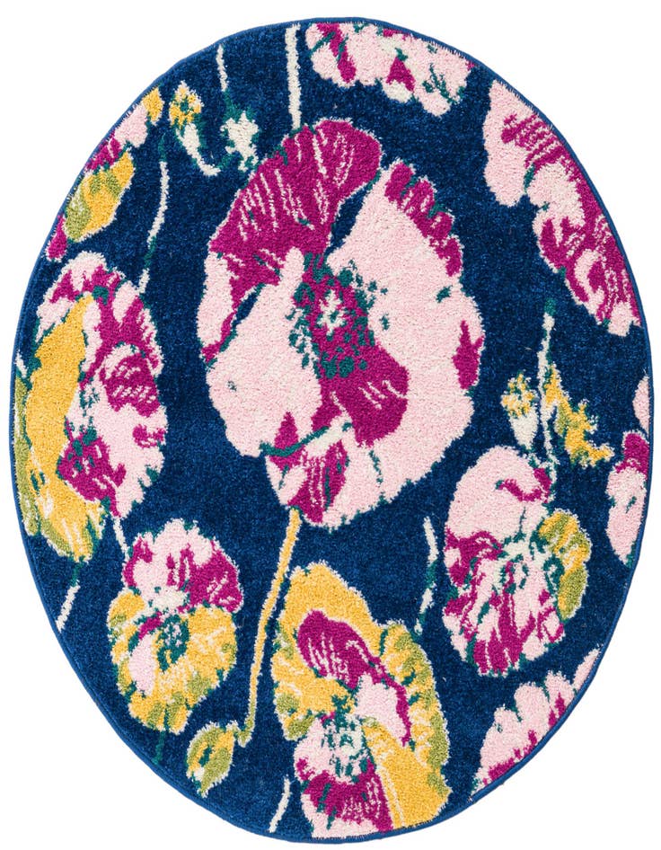 Detail image of 3' 3 x 3' 3 Bloom Round Rug