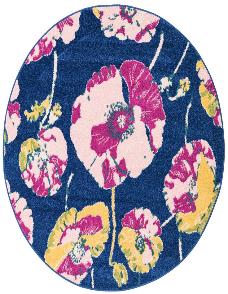 Detail image of 5' 3 x 5' 3 Bloom Round Rug