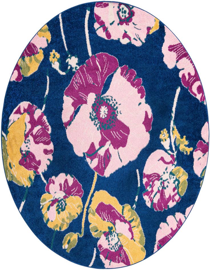 Detail image of 7' x 7' Bloom Round Rug