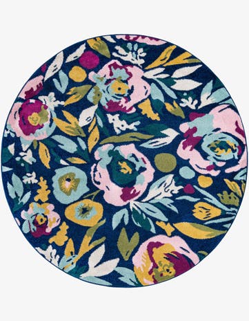 7' x 7' Bloom Round Rug