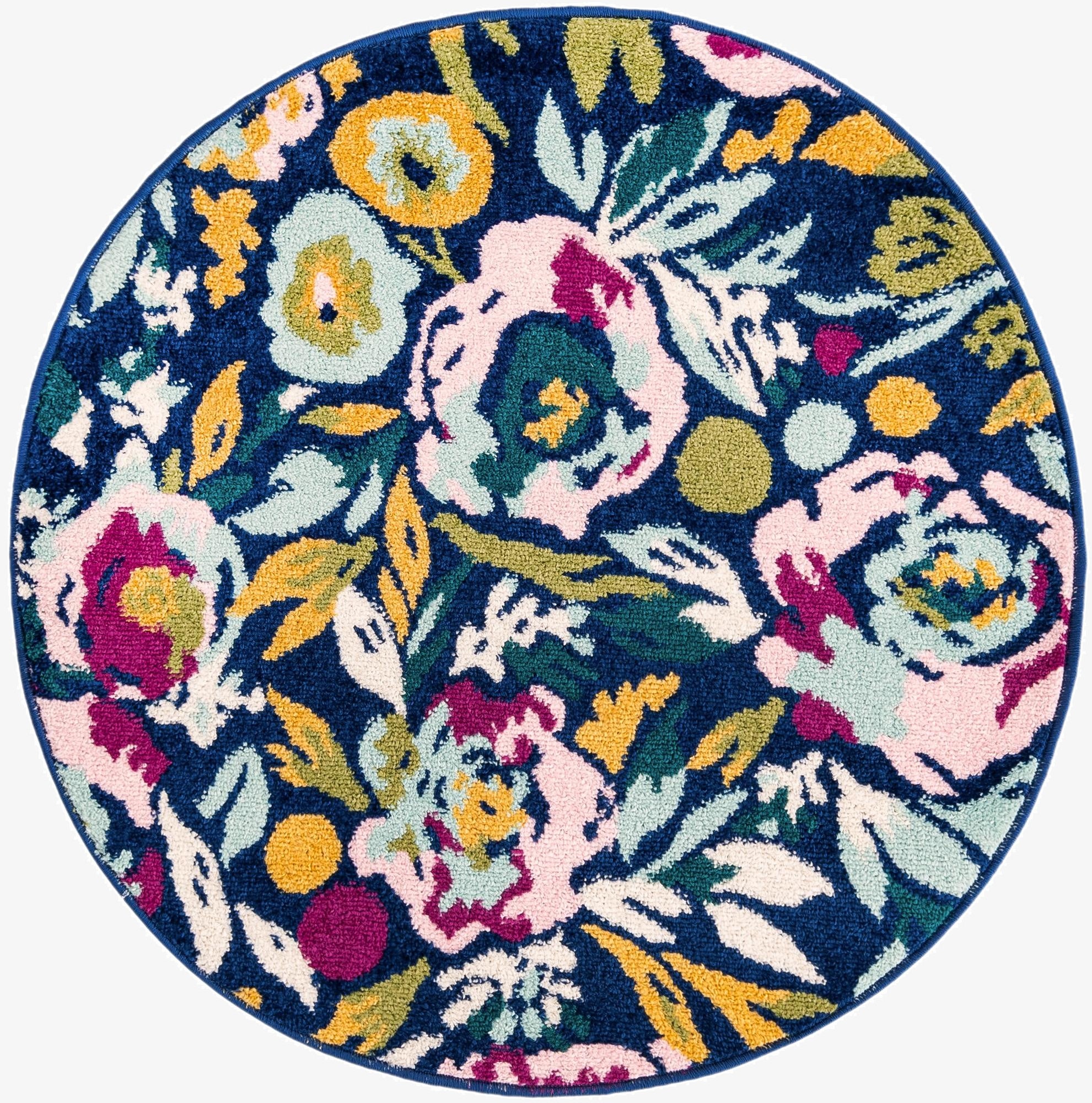 3' 3 x 3' 3 Bloom Round Rug