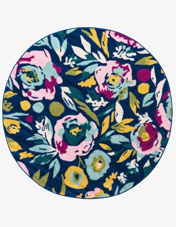 5' 3 x 5' 3 Bloom Round Rug
