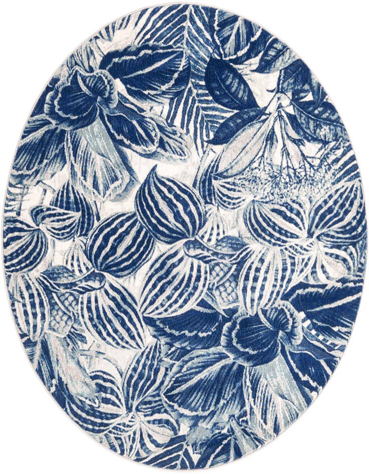 Detail image of 5' 3 x 5' 3 Blossom Round Rug