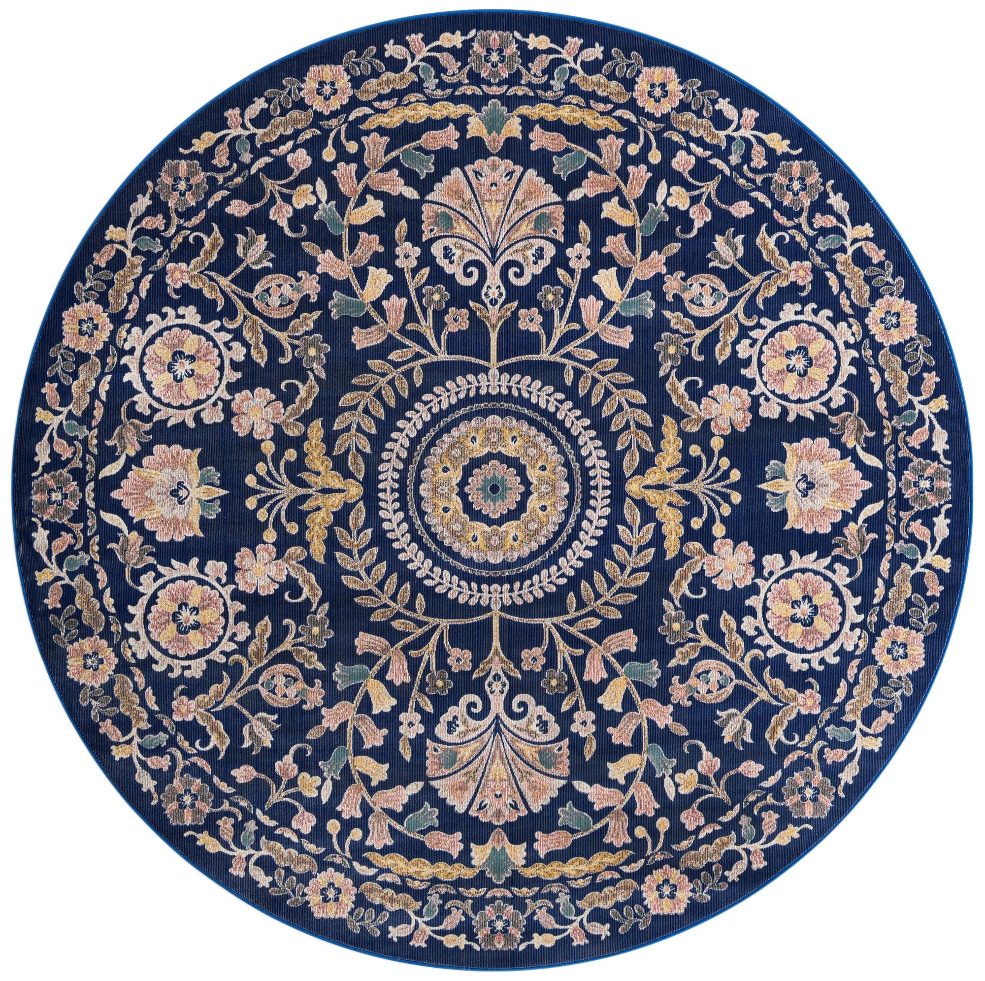 8' x 8' Blossom Round Rug