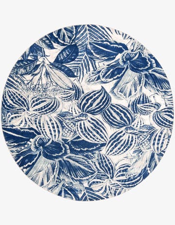 7' x 7' Blossom Round Rug