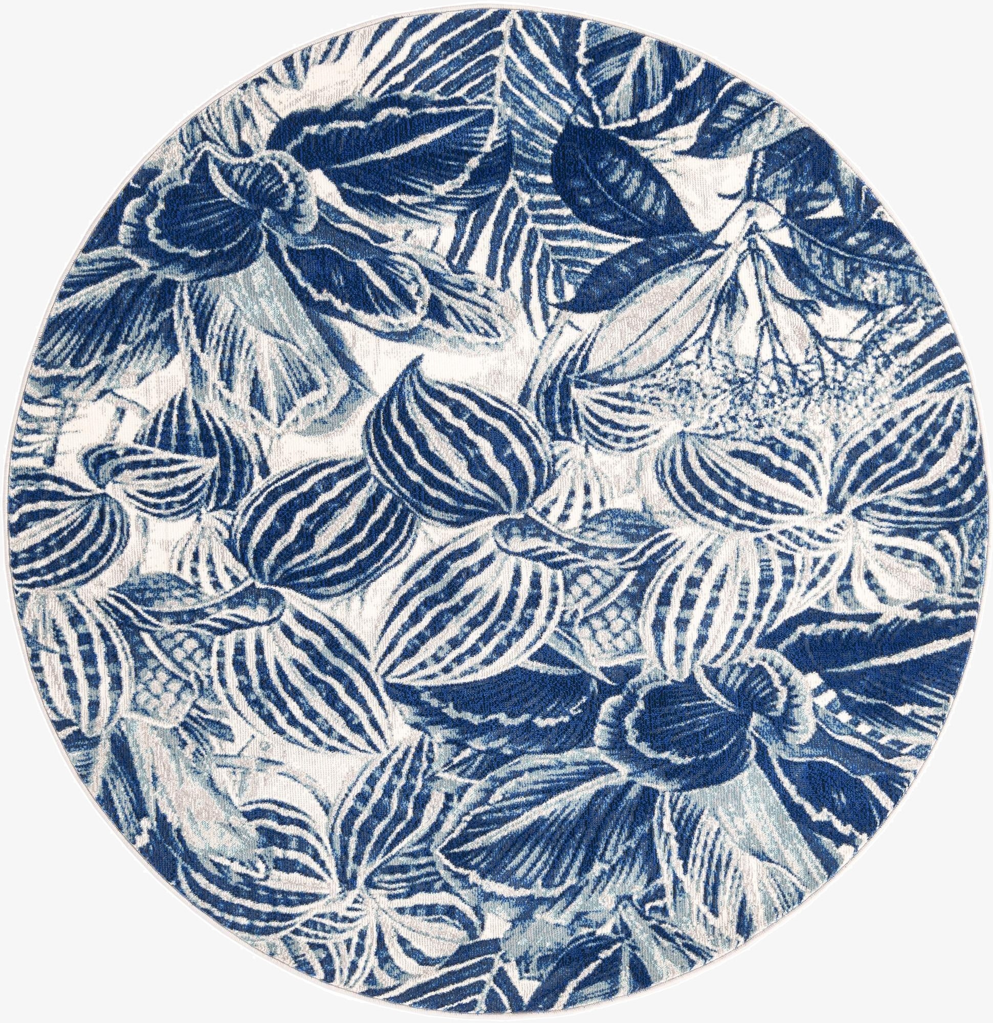 5' 3 x 5' 3 Blossom Round Rug