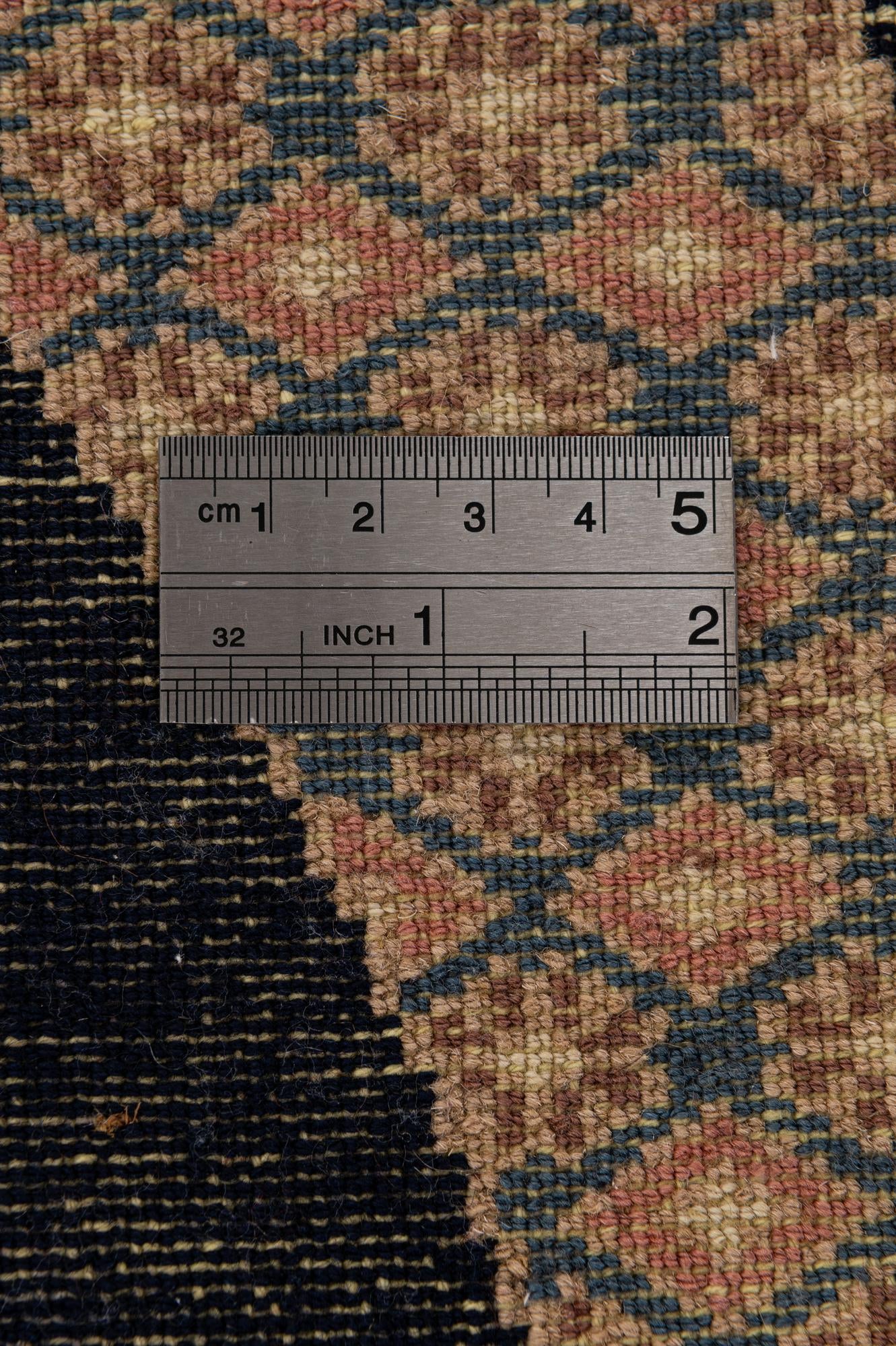 3' 1 x 3' 2 Hand Knotted Bokhara Oriental Wool Round Rug
