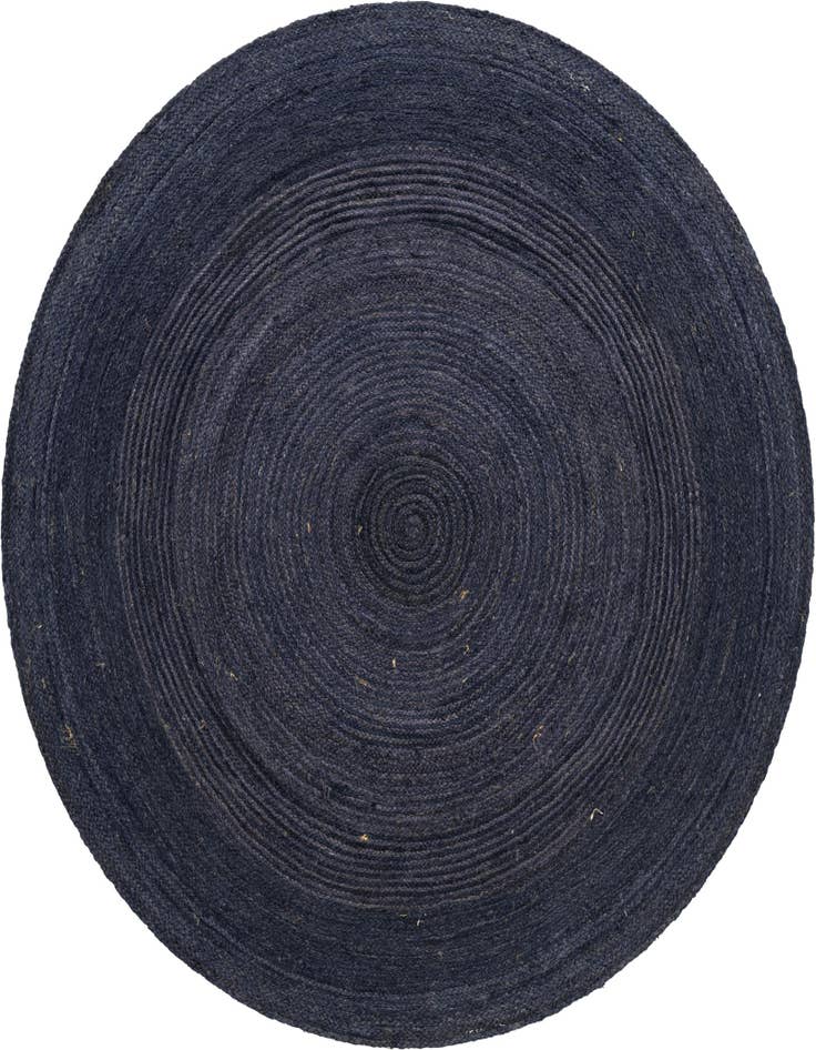 Detail image of 8' x 8'  Hand Braided Jute Round Rug