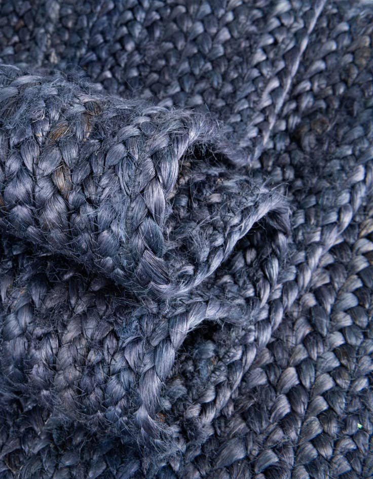 Detail image of 3' 3 x 3' 3  Hand Braided Jute Round Rug