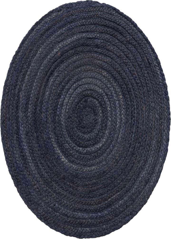 3' 3 x 3' 3 Handmade Braided Jute Round Rug