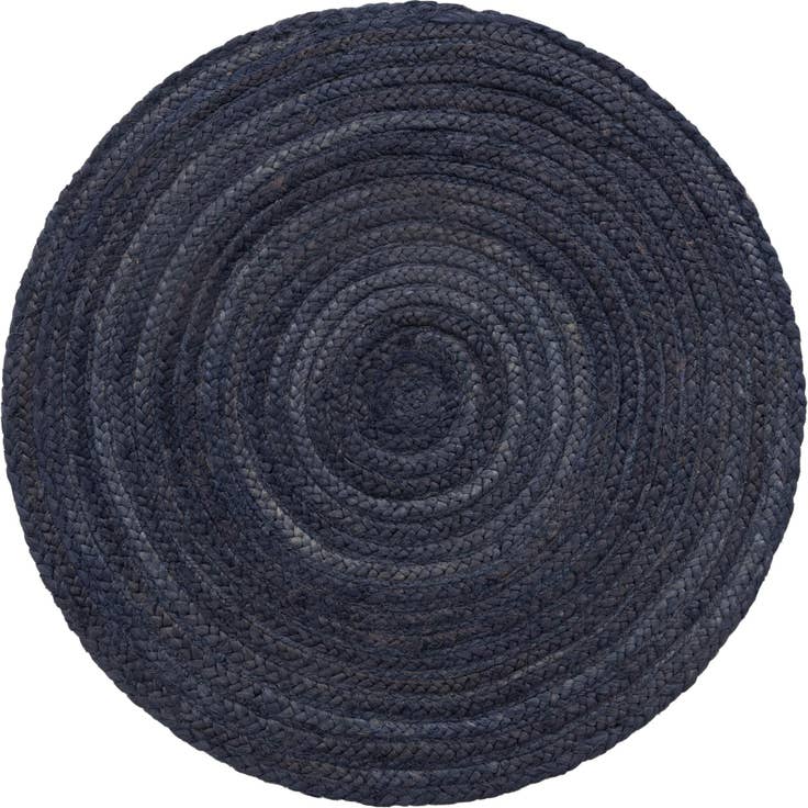 Detail image of 3' 3 x 3' 3 Handmade Braided Jute Round Rug