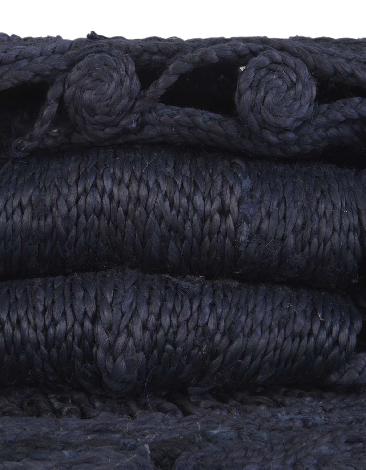 Detail image of 95cm x 95cm  Hand Braided Jute Round Alfombra