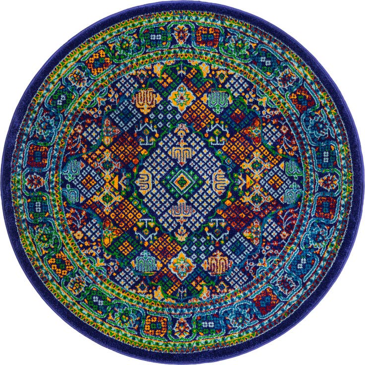 Detail image of 4' x 4' Calypso Round Rug