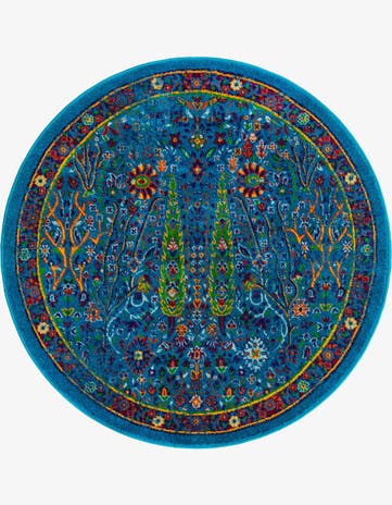 3' 3 x 3' 3 Calypso Round Rug