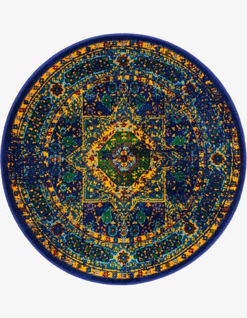 4' x 4' Calypso Round Rug