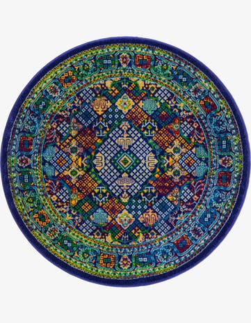 4' x 4' Calypso Round Rug