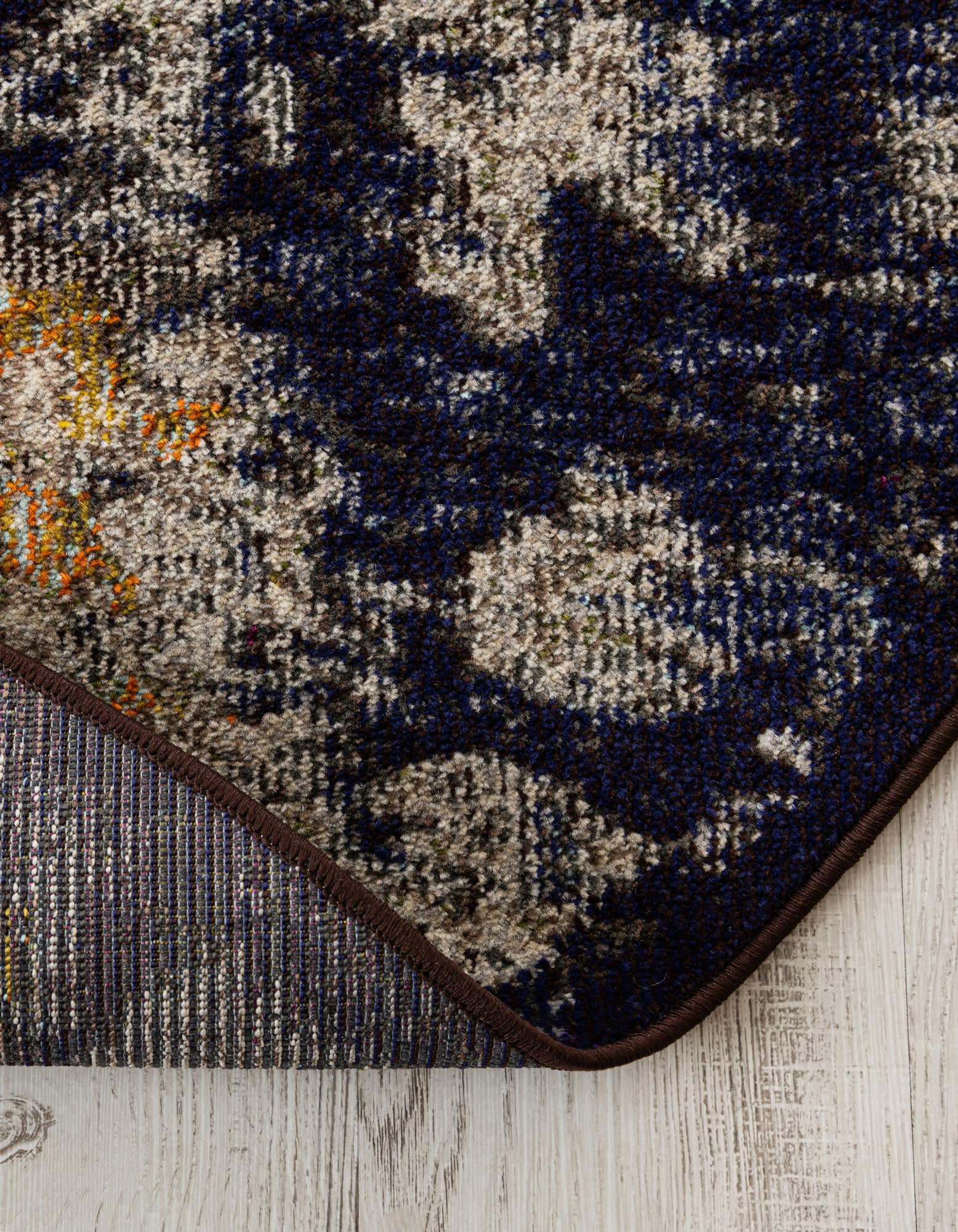 4' x 4' Washable Carnevale Round Rug