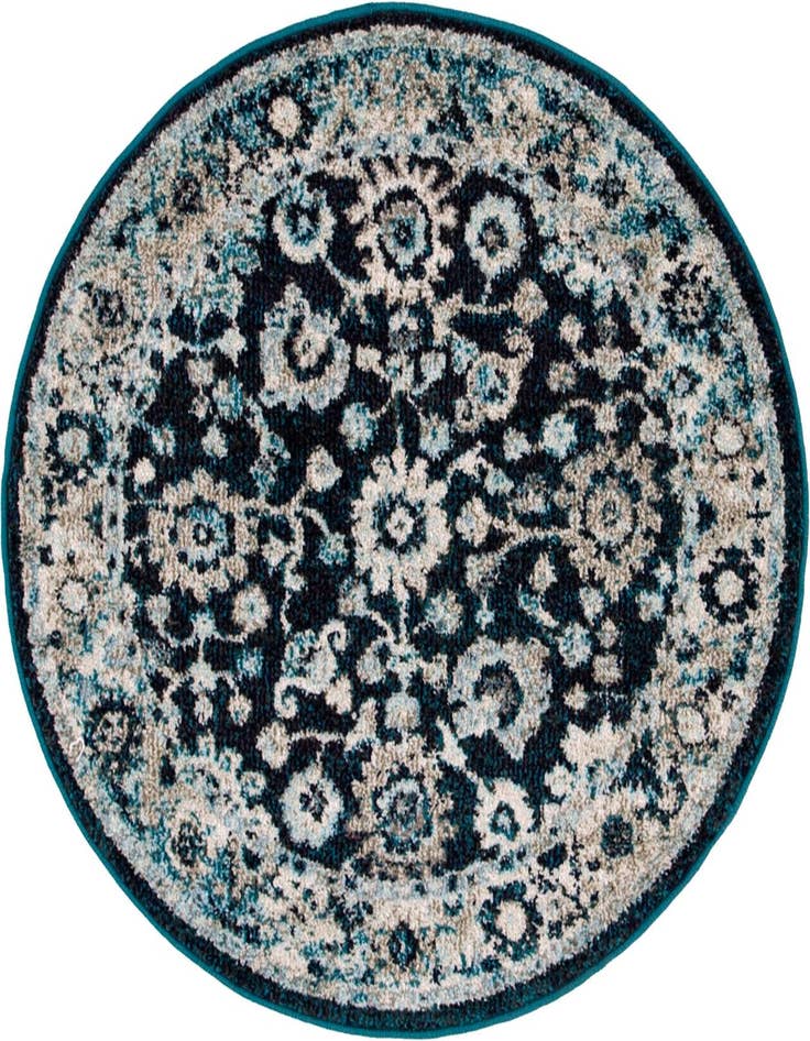 Detail image of 3' x 3' Carrington Round Rug