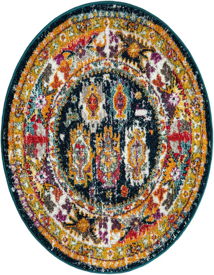 Detail image of 3' x 3' Carrington Round Rug