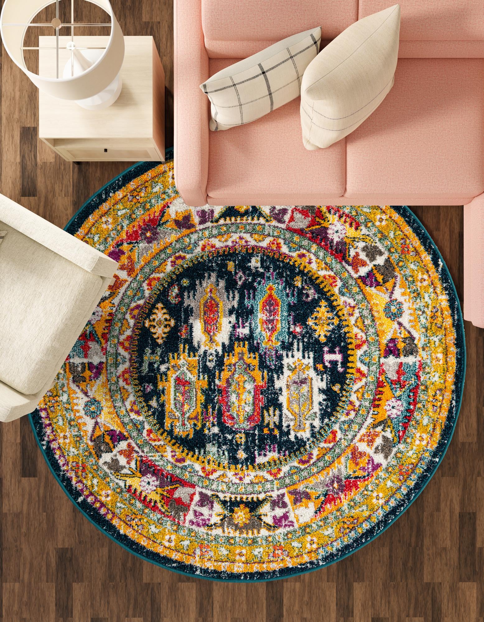 3' x 3' Carrington Round Rug
