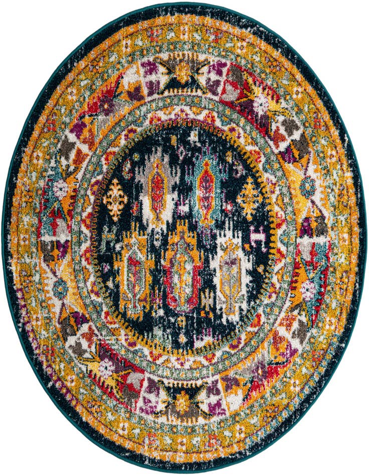 Detail image of 5' 3 x 5' 3 Carrington Round Rug