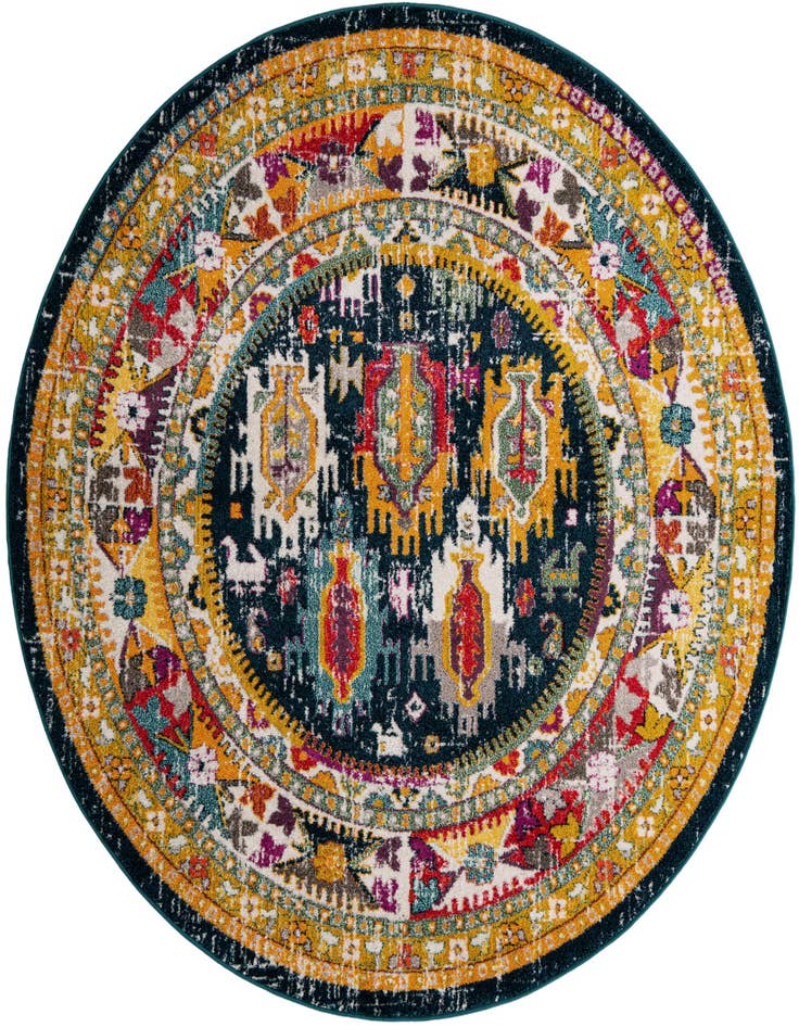 Detail image of 7' 10 x 7' 10 Carrington Round Rug