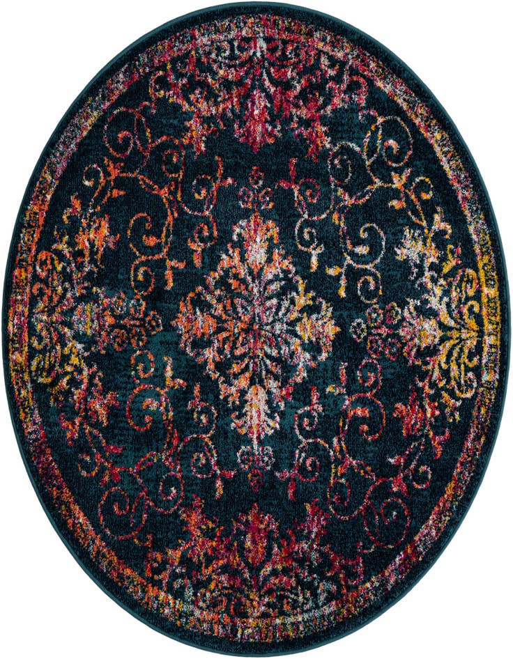 Detail image of 5' 3 x 5' 3 Carrington Round Rug