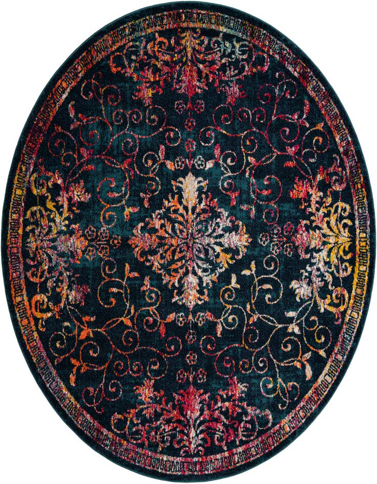 Detail image of 7' 10 x 7' 10 Carrington Round Rug