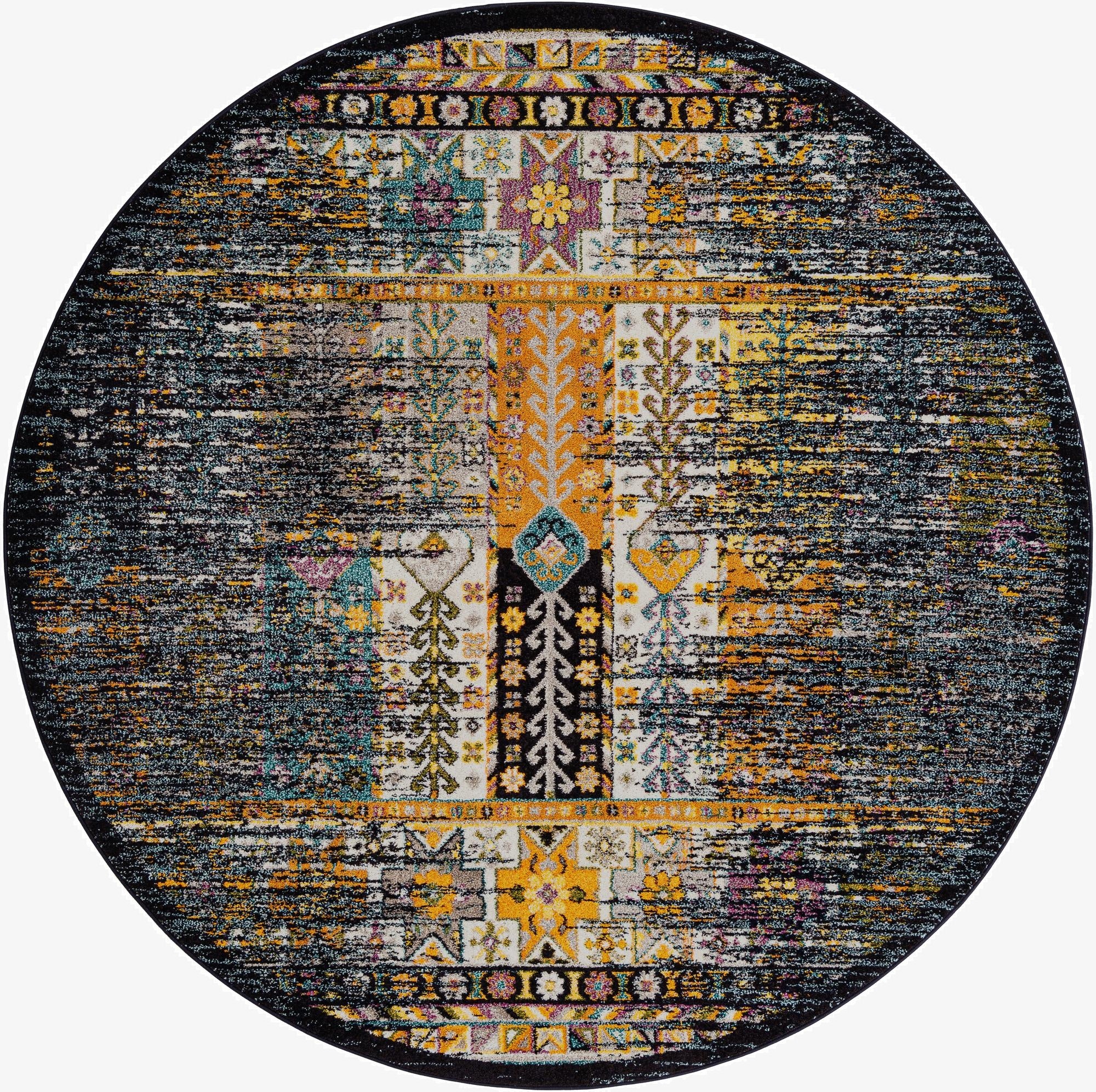 7' 10 x 7' 10 Carrington Round Rug
