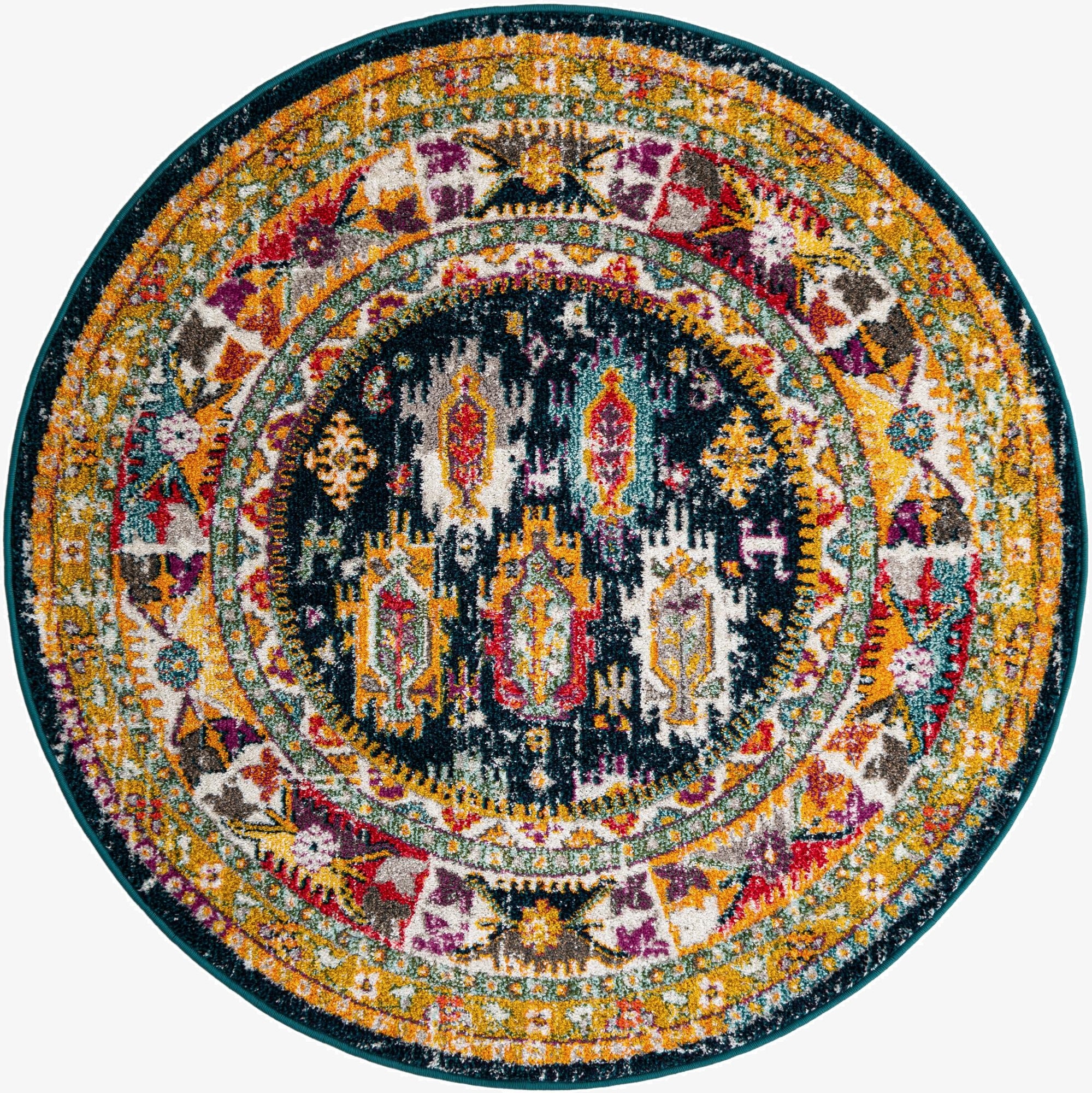 5' 3 x 5' 3 Carrington Round Rug