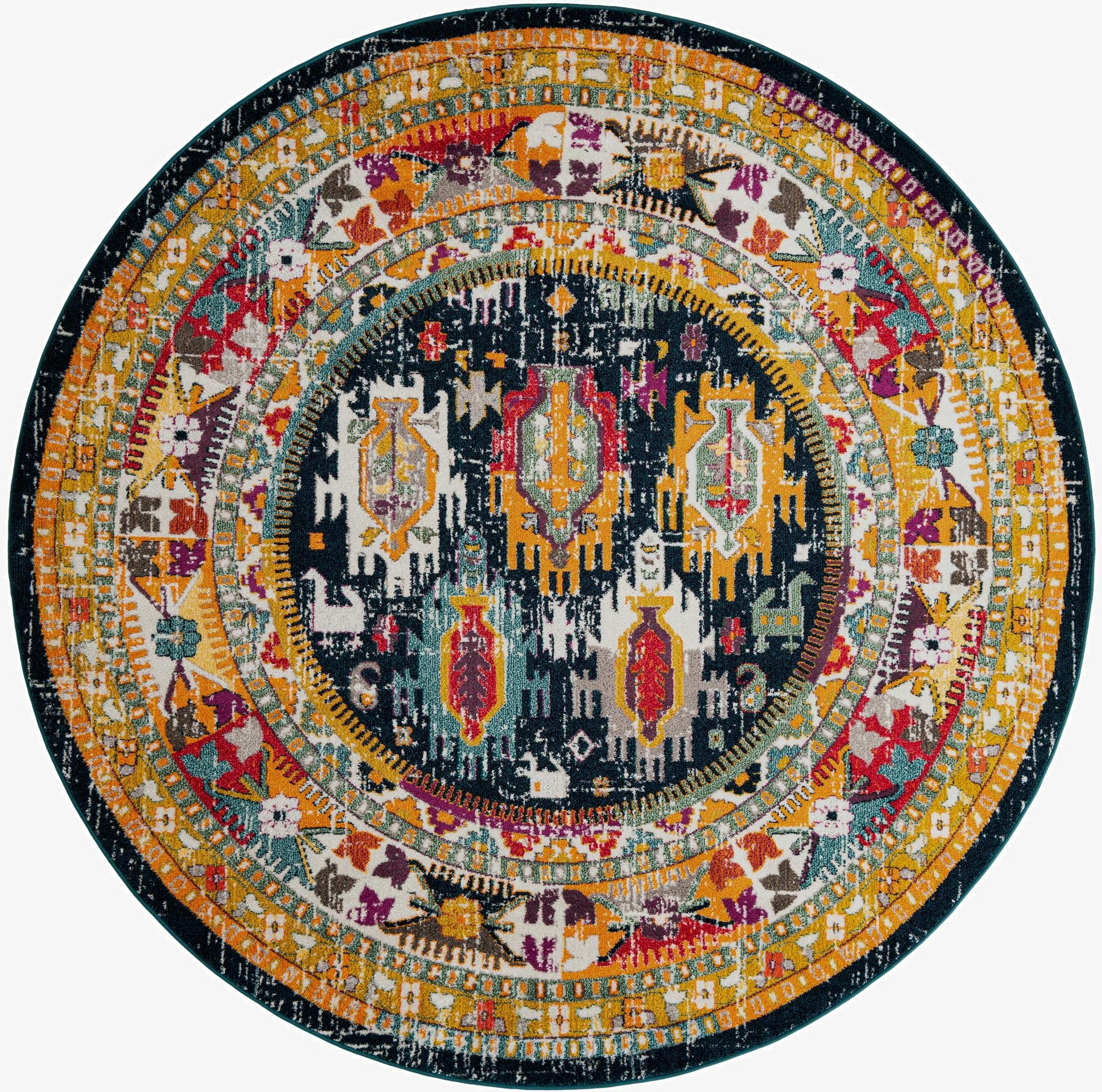 10' x 10' Carrington Round Rug