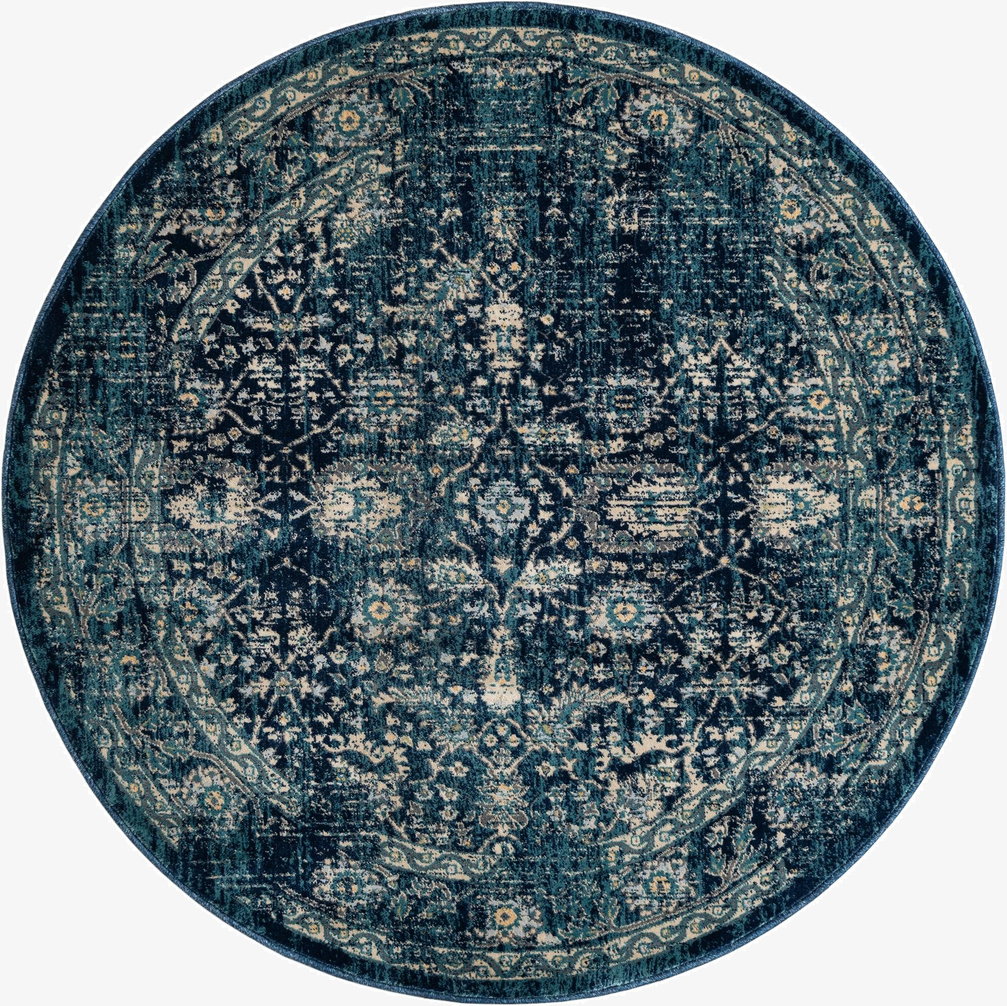 5' 3 x 5' 3 Dahlia Round Rug
