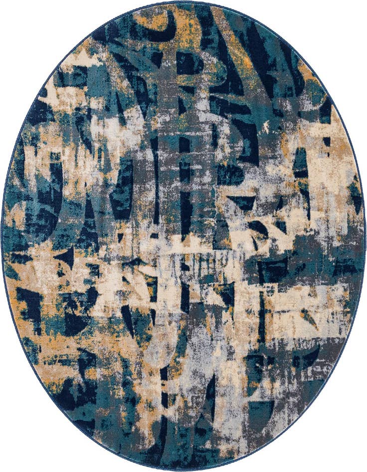 Detail image of 5' x 5' Ethereal Round Rug