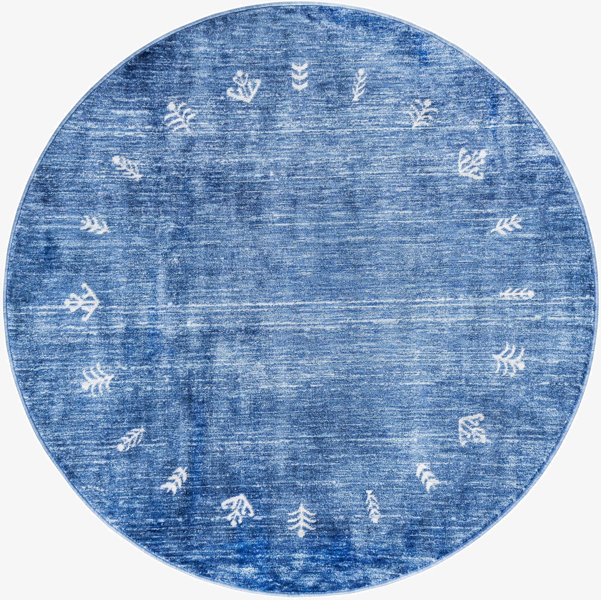 5' 3 x 5' 3 Gabbeh Round Rug