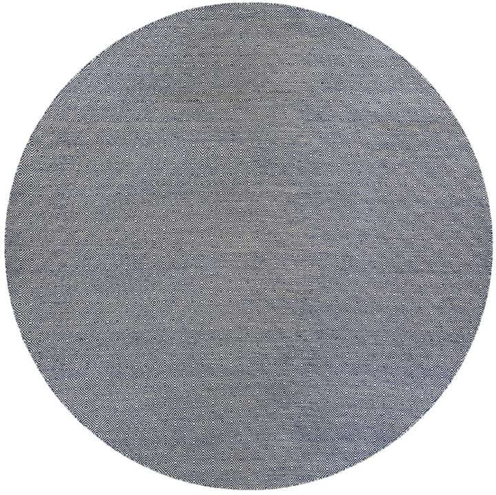 12' x 12' Hand Woven Geo Trellis Flatweave Round Rug