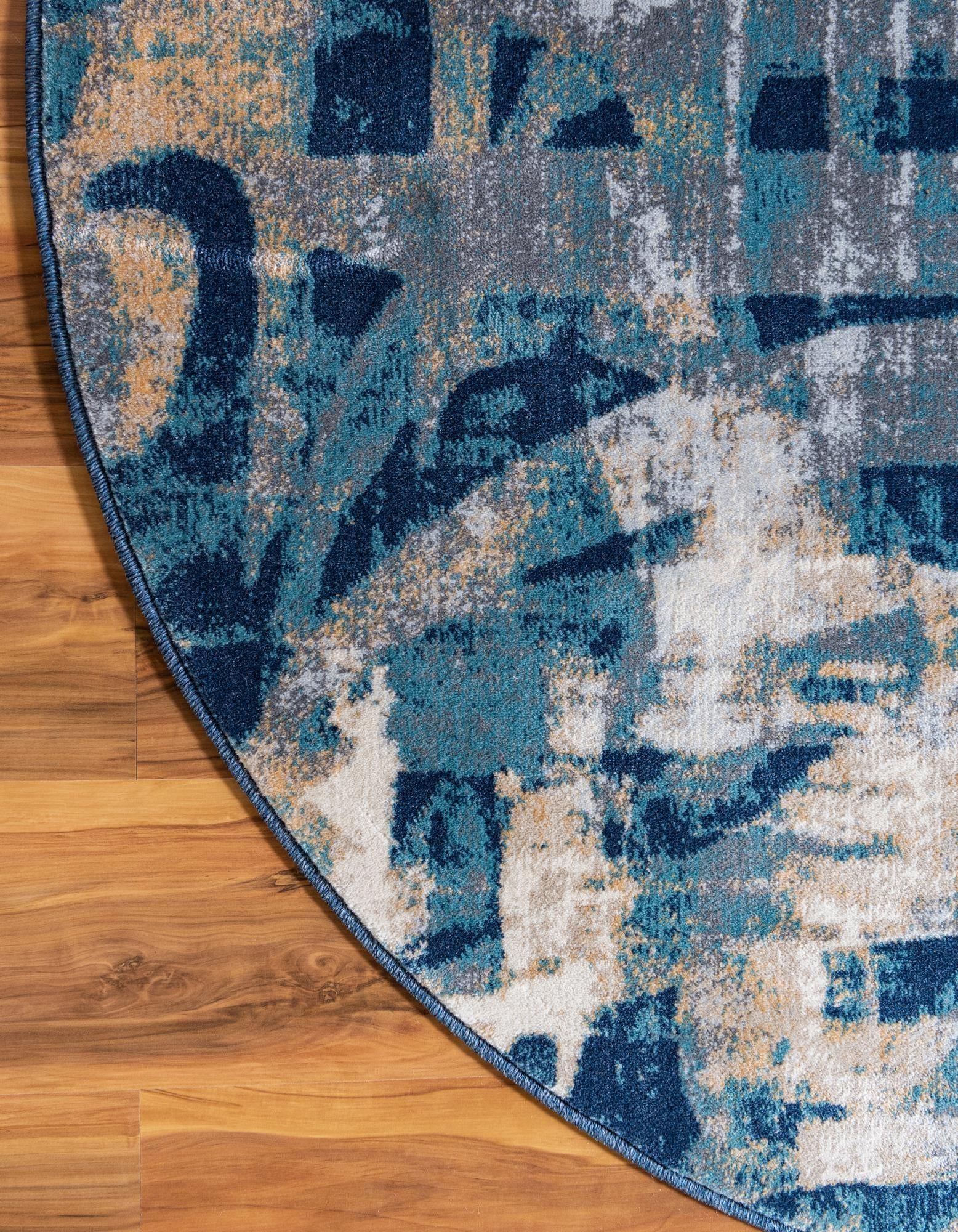 5' x 5' Gossamer Round Rug