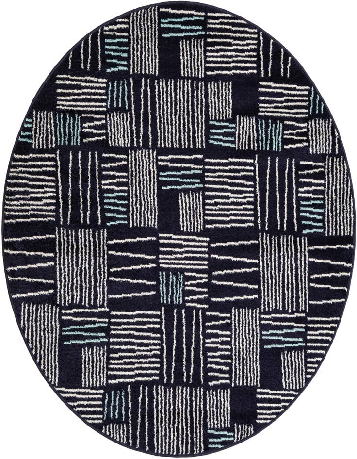 Detail image of 5' 3 x 5' 3 Hanahan Round Rug