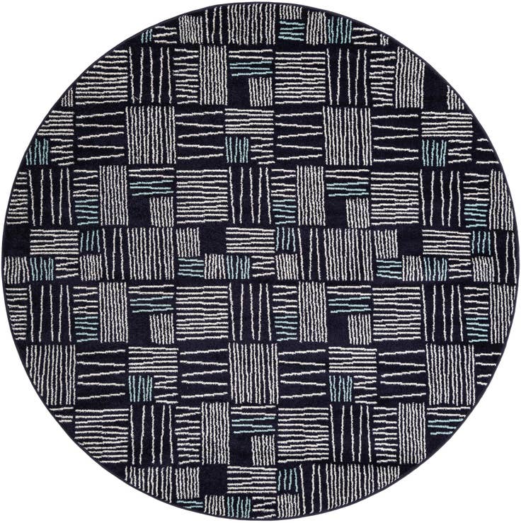 Detail image of 7' 10 x 7' 10 Hanahan Round Rug