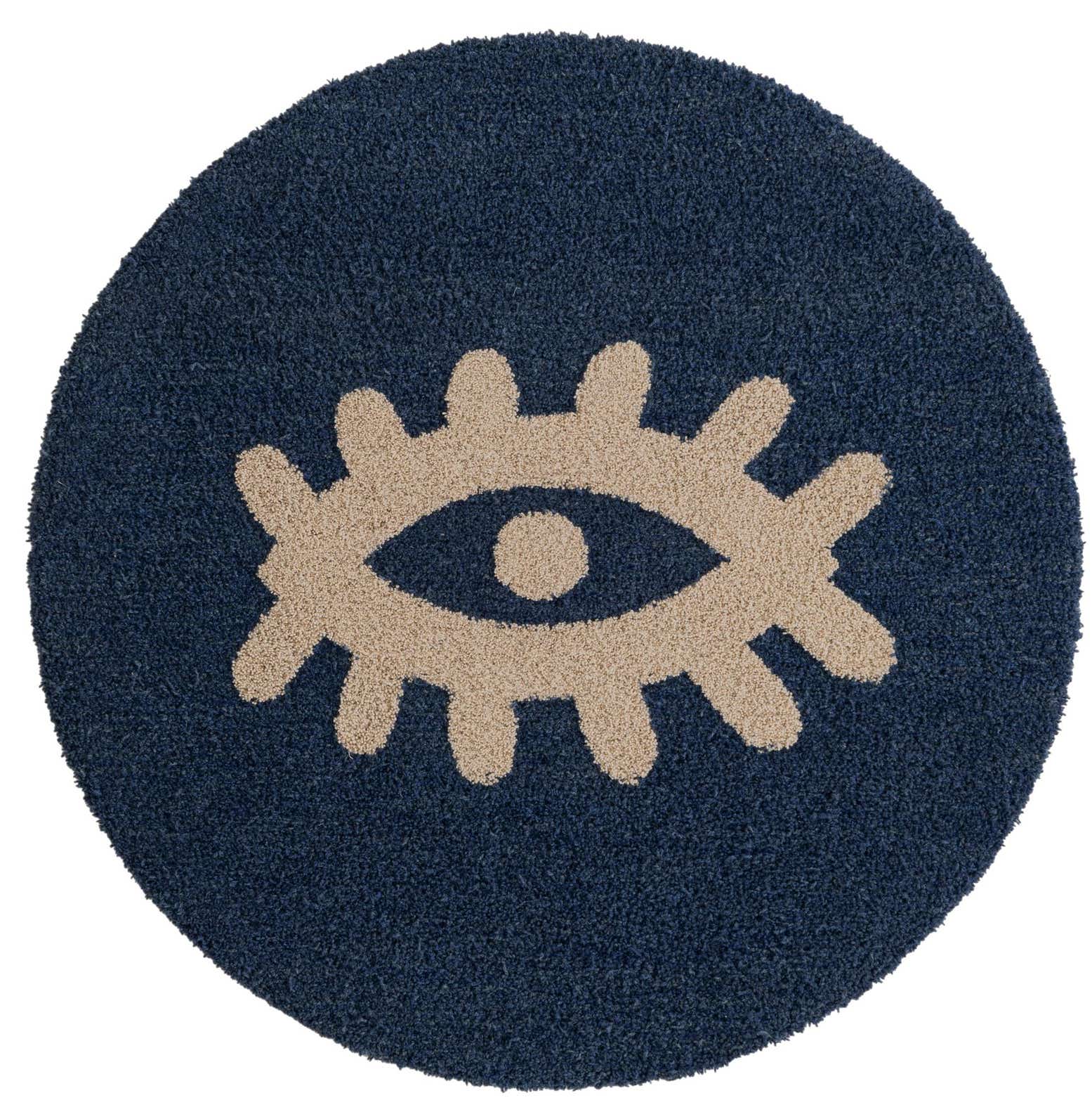 155cm x 155cm Handtufted Wool Alfombra redondo