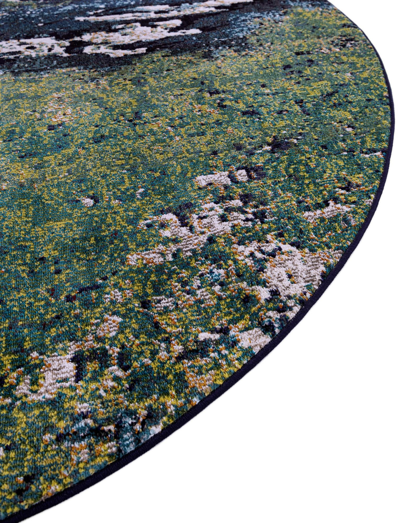8' x 8' Washable Hyacinth Round Rug