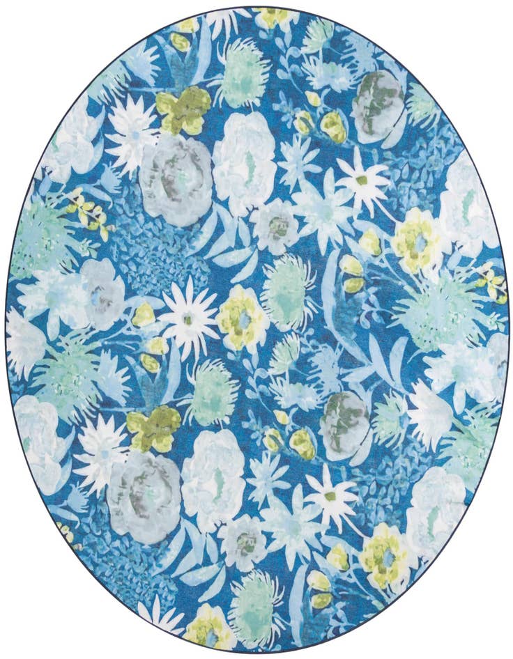 Detail image of 10' x 10' Easy-Clean Jill Zarin Caribbean Indoor / Outdoor Round Rug
