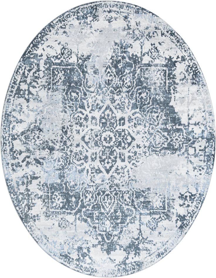 Detail image of 7' 10 x 7' 10 Kamala Washable Round Rug