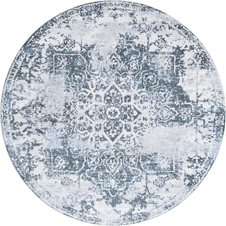 Detail image of 7' 10 x 7' 10 Kamala Washable Round Rug