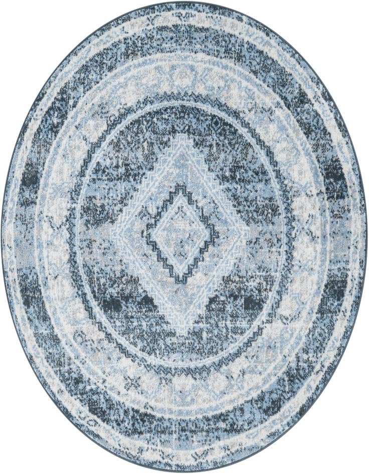 Detail image of 3' 3 x 3' 3 Kamala Washable Round Rug